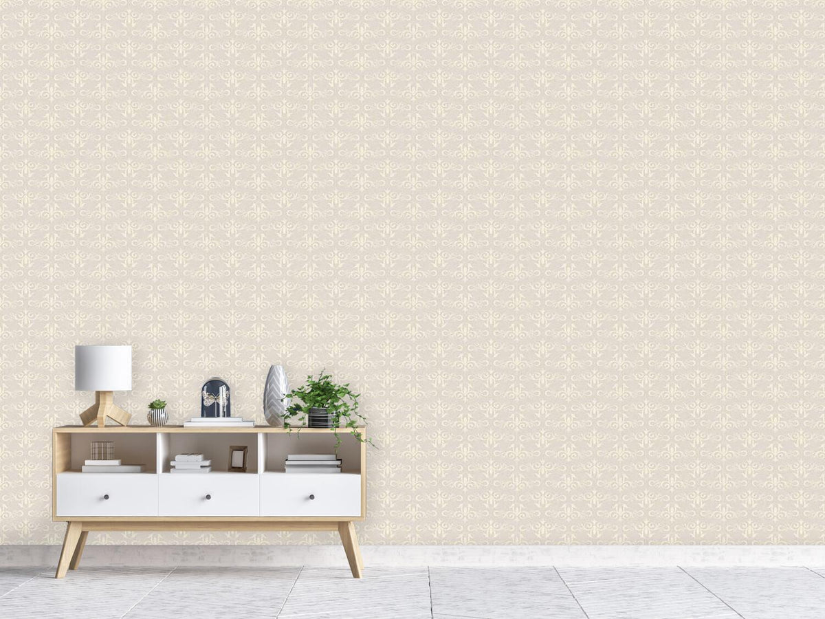 patterned-wallpaper-cinderella-silver