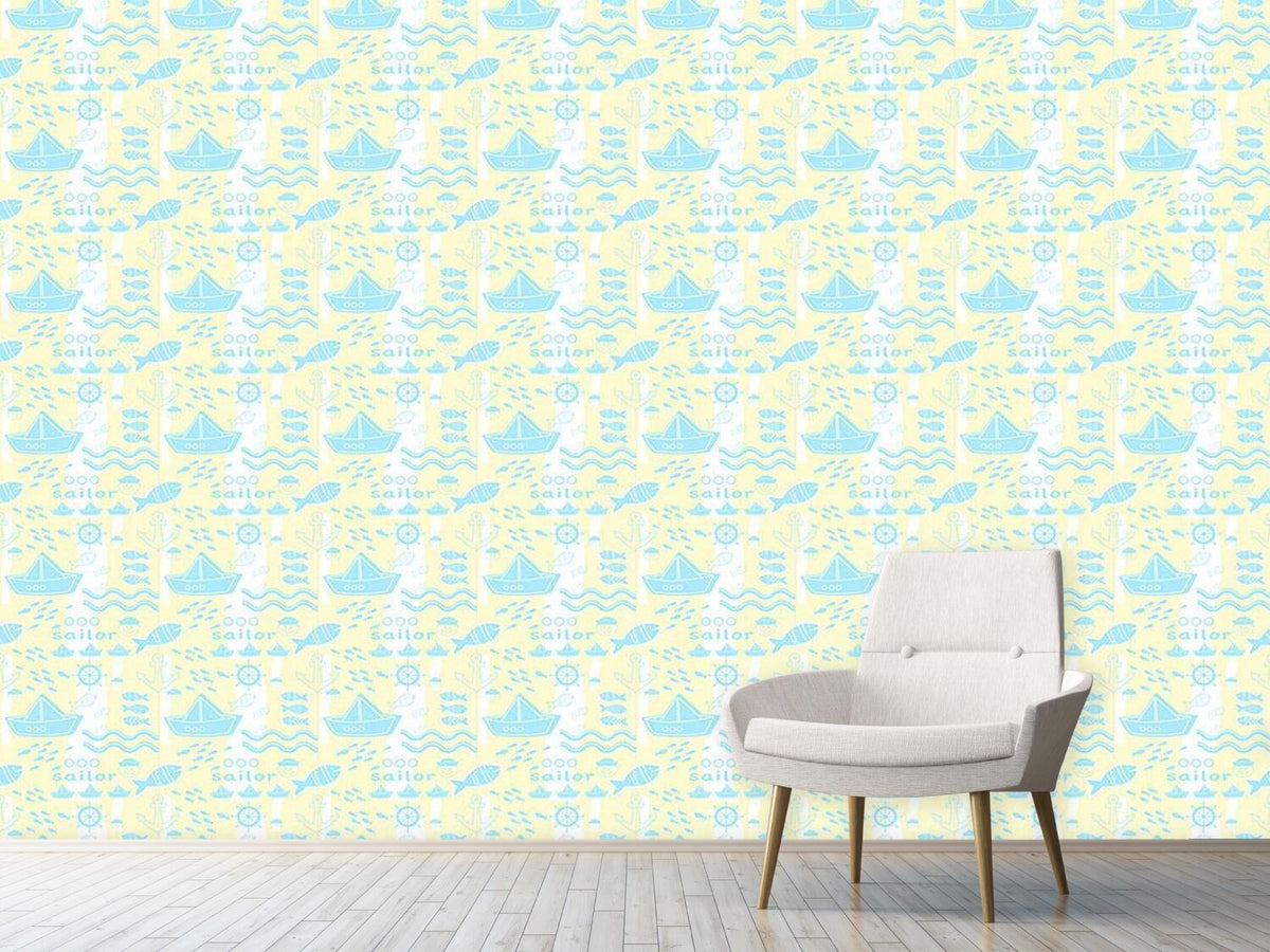 patterned-wallpaper-ahoi-sailors