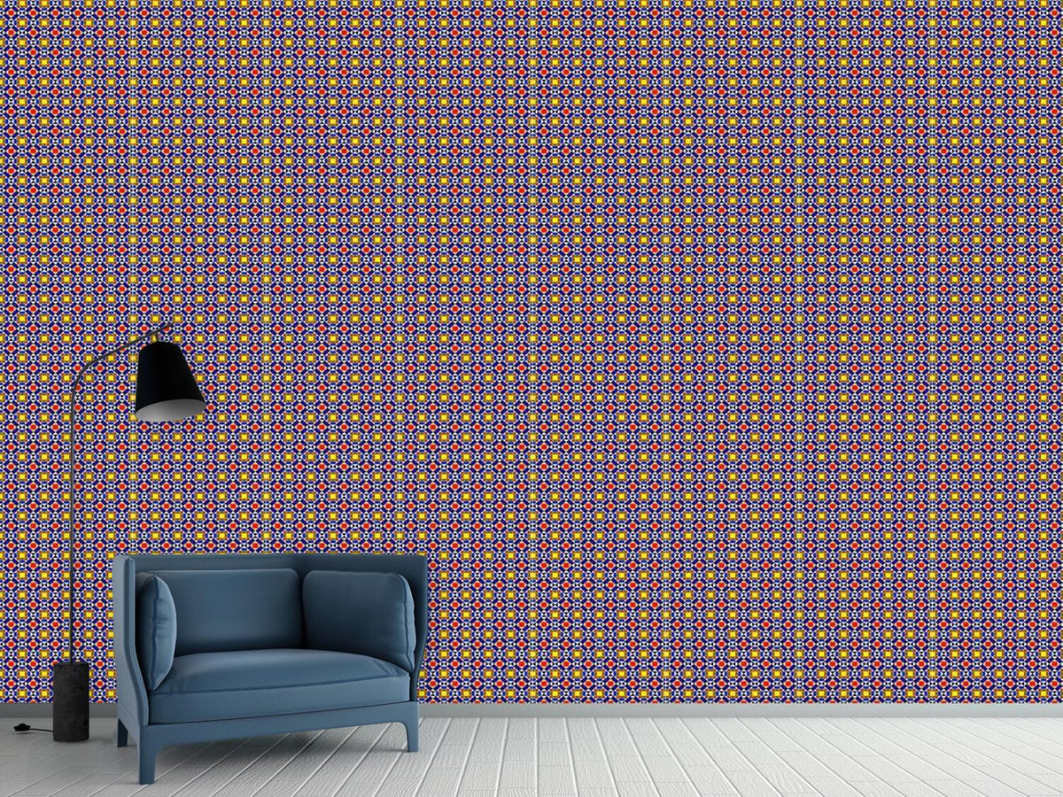 patterned-wallpaper-colorful-mosaic