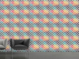 patterned-wallpaper-radioactive-color-geometry