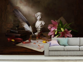 photo-wallpaper-still-life-with-lily-and-bust