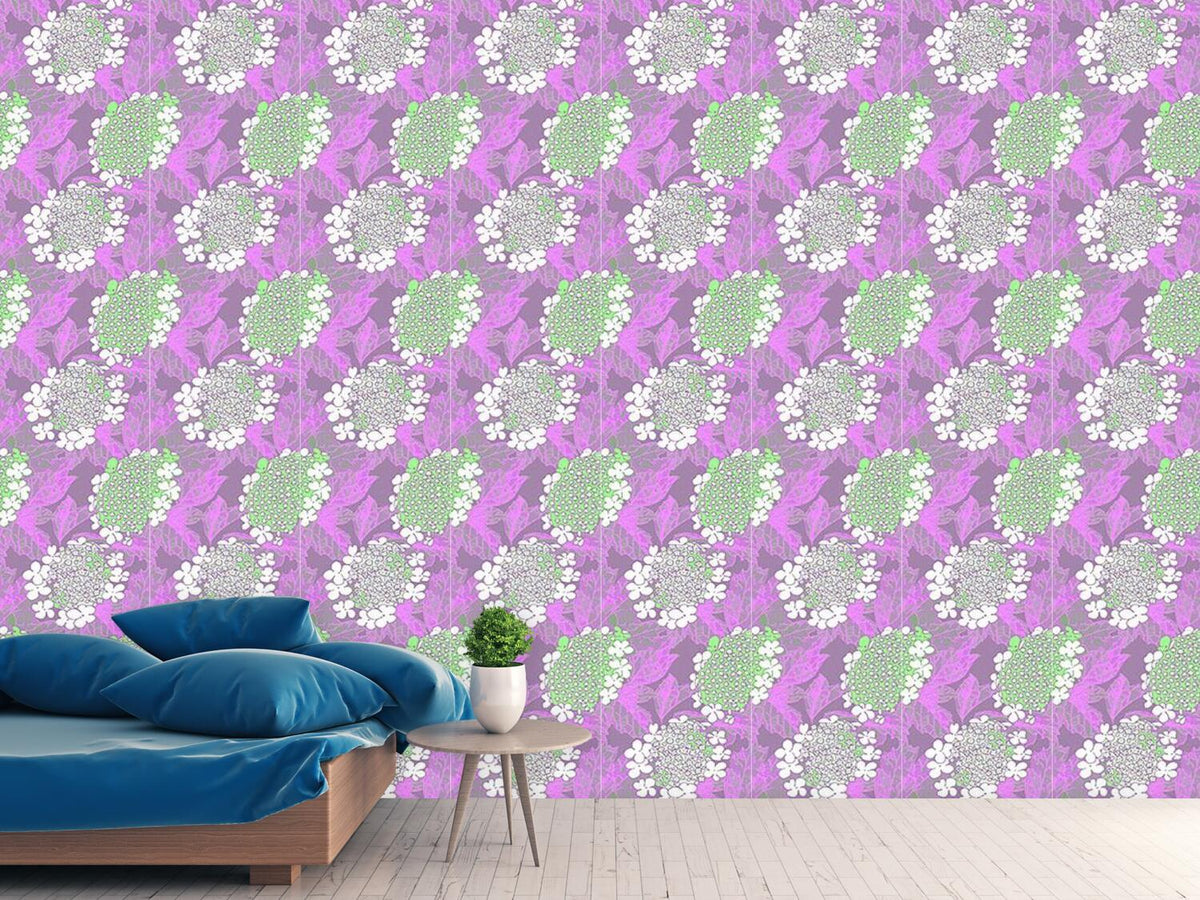 patterned-wallpaper-viburnum-blossom