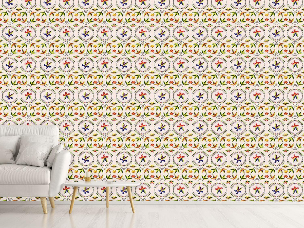 patterned-wallpaper-vintage-flower