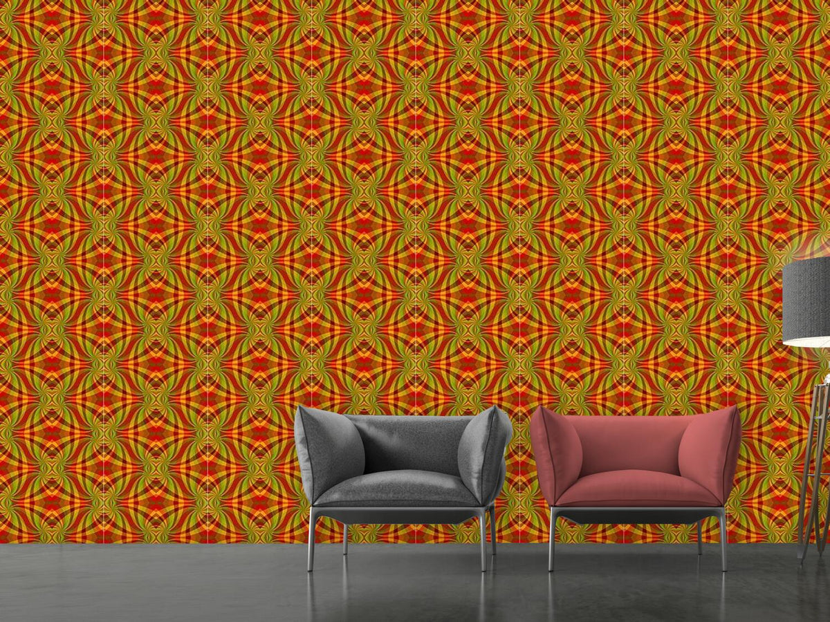 patterned-wallpaper-chequered-swirls