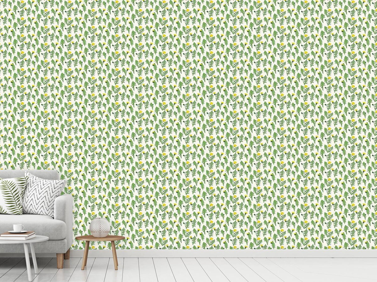 patterned-wallpaper-dandelion-flower