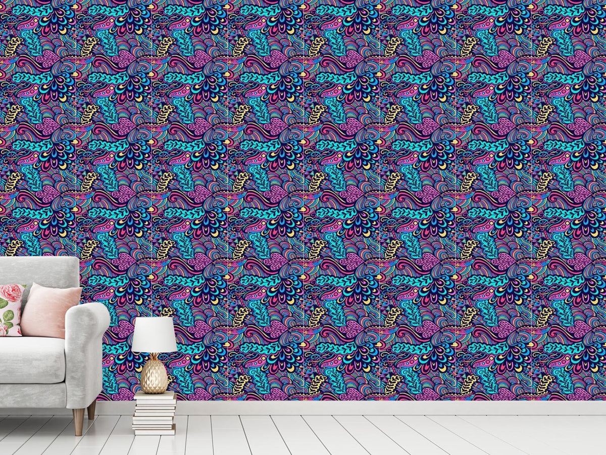 patterned-wallpaper-neon-fantasies