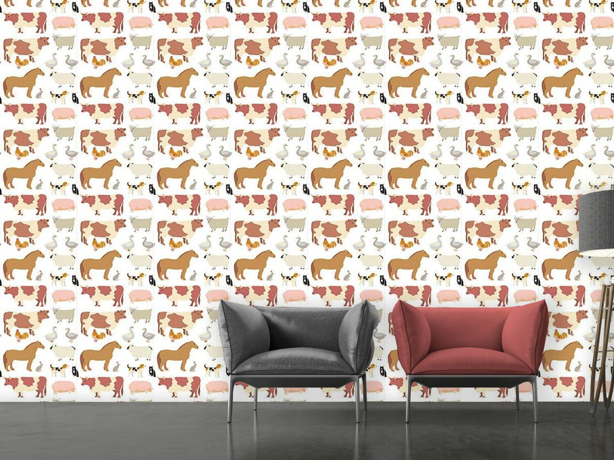 patterned-wallpaper-barnyard