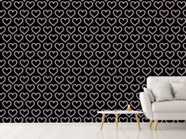 patterned-wallpaper-bejeweled-heart