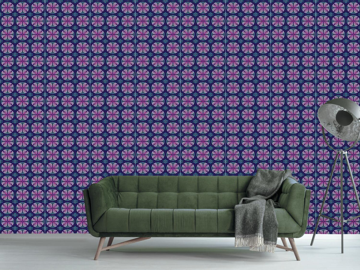 patterned-wallpaper-geofloral