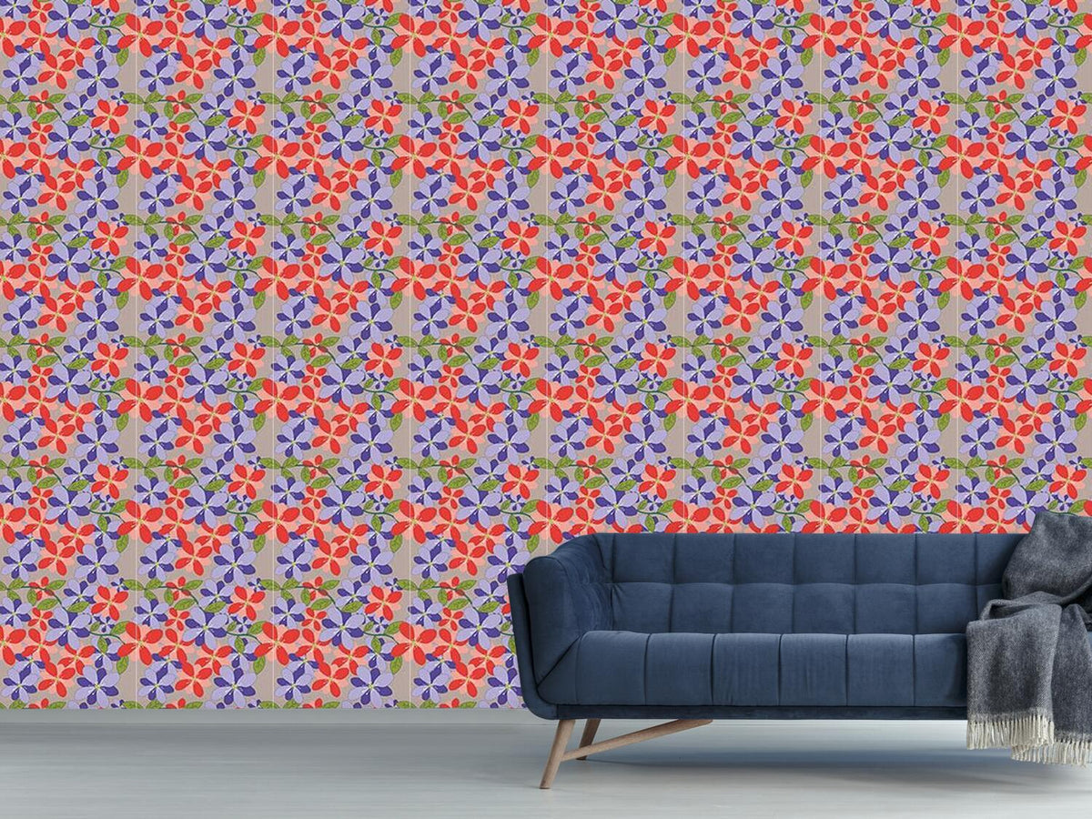 patterned-wallpaper-flower-petals-grey