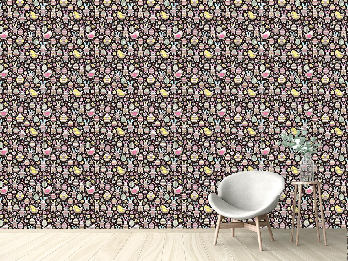 patterned-wallpaper-easter-friends