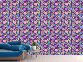 patterned-wallpaper-floristic-decoration