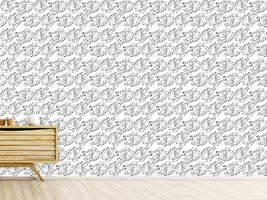 patterned-wallpaper-tiger-black-and-white