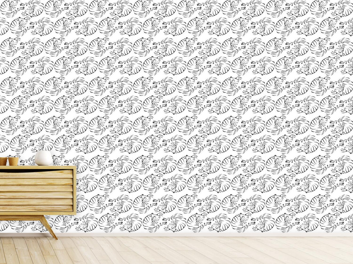 patterned-wallpaper-tiger-black-and-white