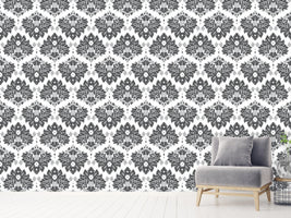 patterned-wallpaper-damask-gris