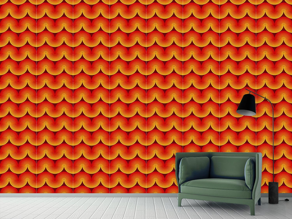 patterned-wallpaper-fire-snake