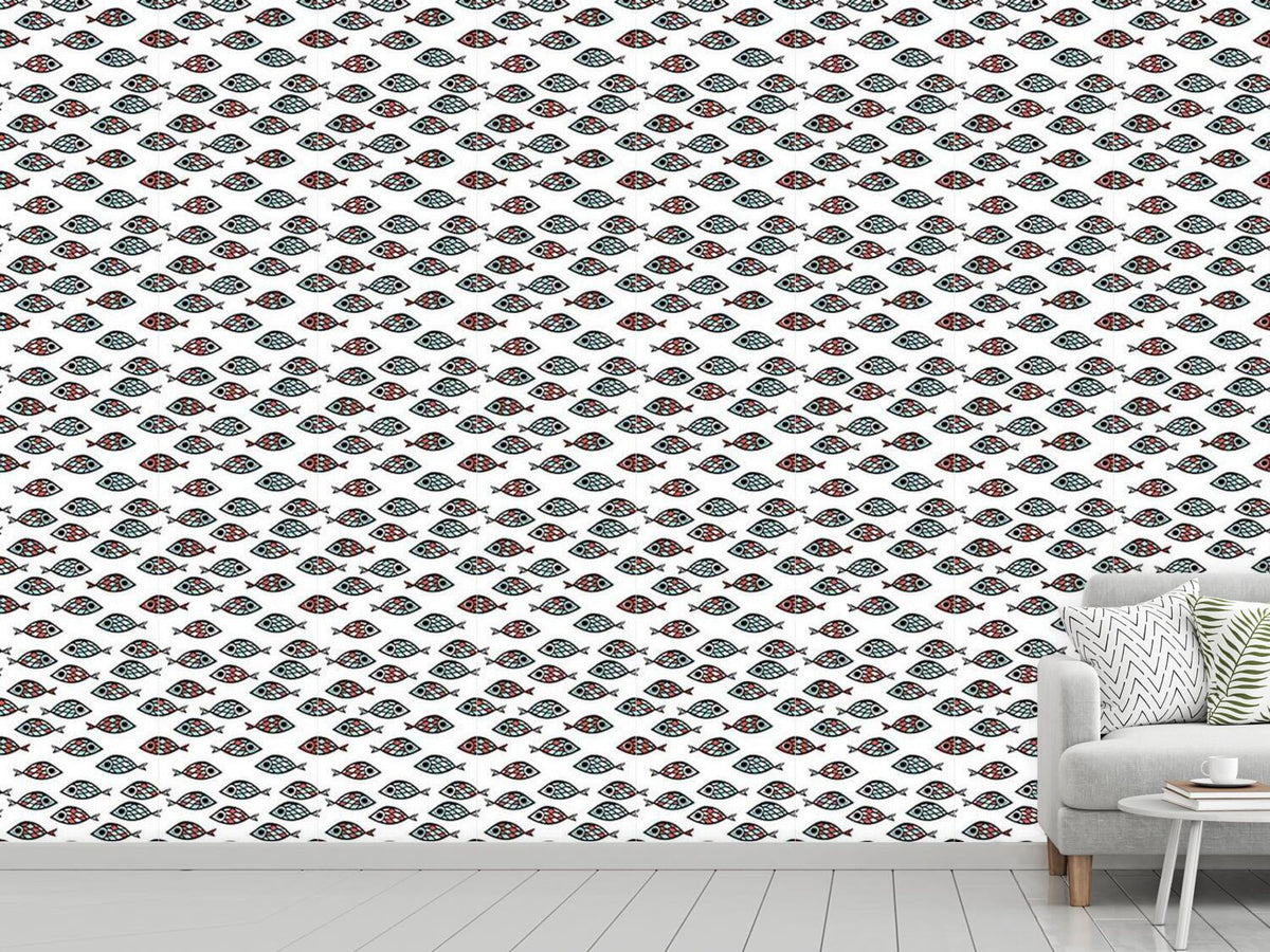 patterned-wallpaper-swarm-of-fish