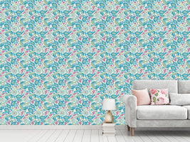 patterned-wallpaper-fantasy-flowers-with-patina