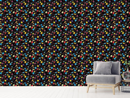 patterned-wallpaper-party-drinks