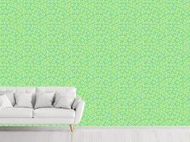 patterned-wallpaper-golden-leaf-spring