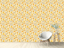 patterned-wallpaper-bouncing-bunnies-yellow