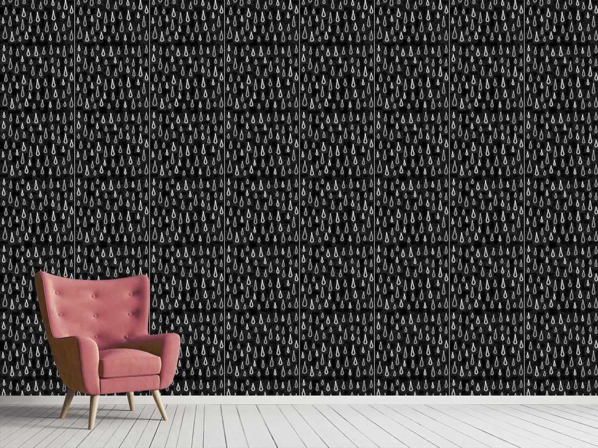 patterned-wallpaper-black-drops