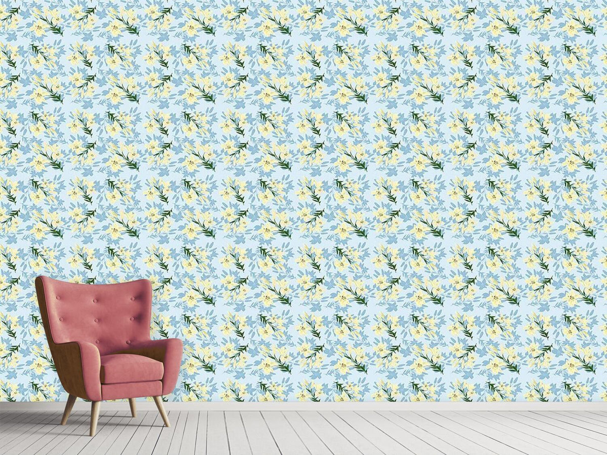 patterned-wallpaper-delicate-lily