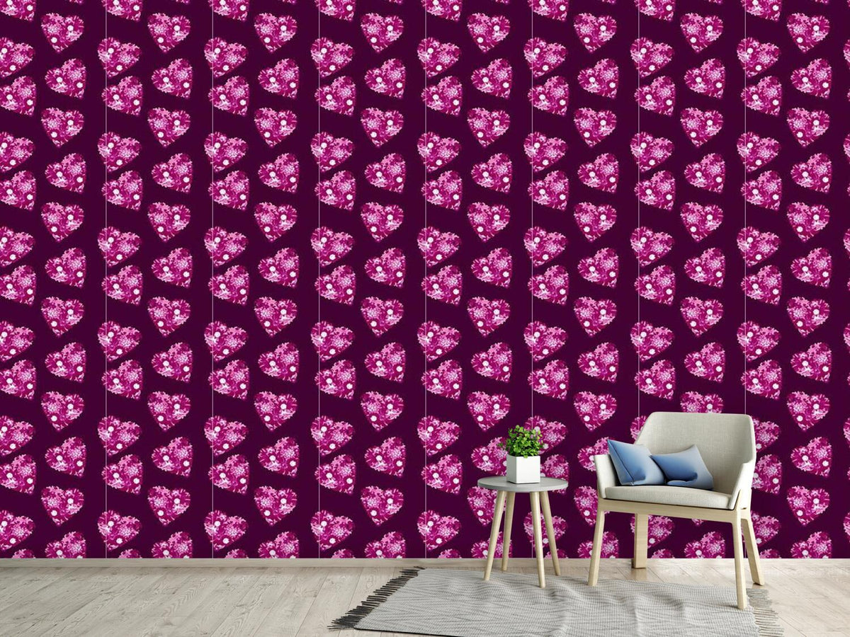 patterned-wallpaper-floral-hearts