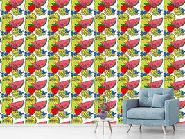 patterned-wallpaper-fruit-cocktail