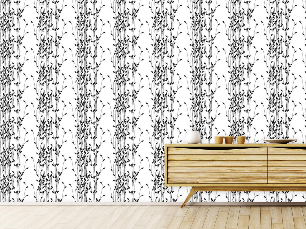 patterned-wallpaper-twig-silhouettes