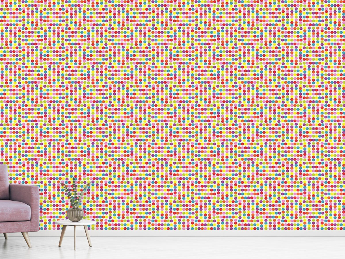 patterned-wallpaper-dotted-labyrinth