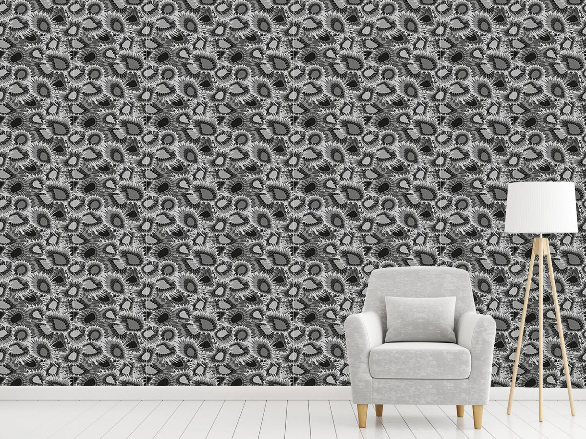 patterned-wallpaper-floral-supernovas-monochrome