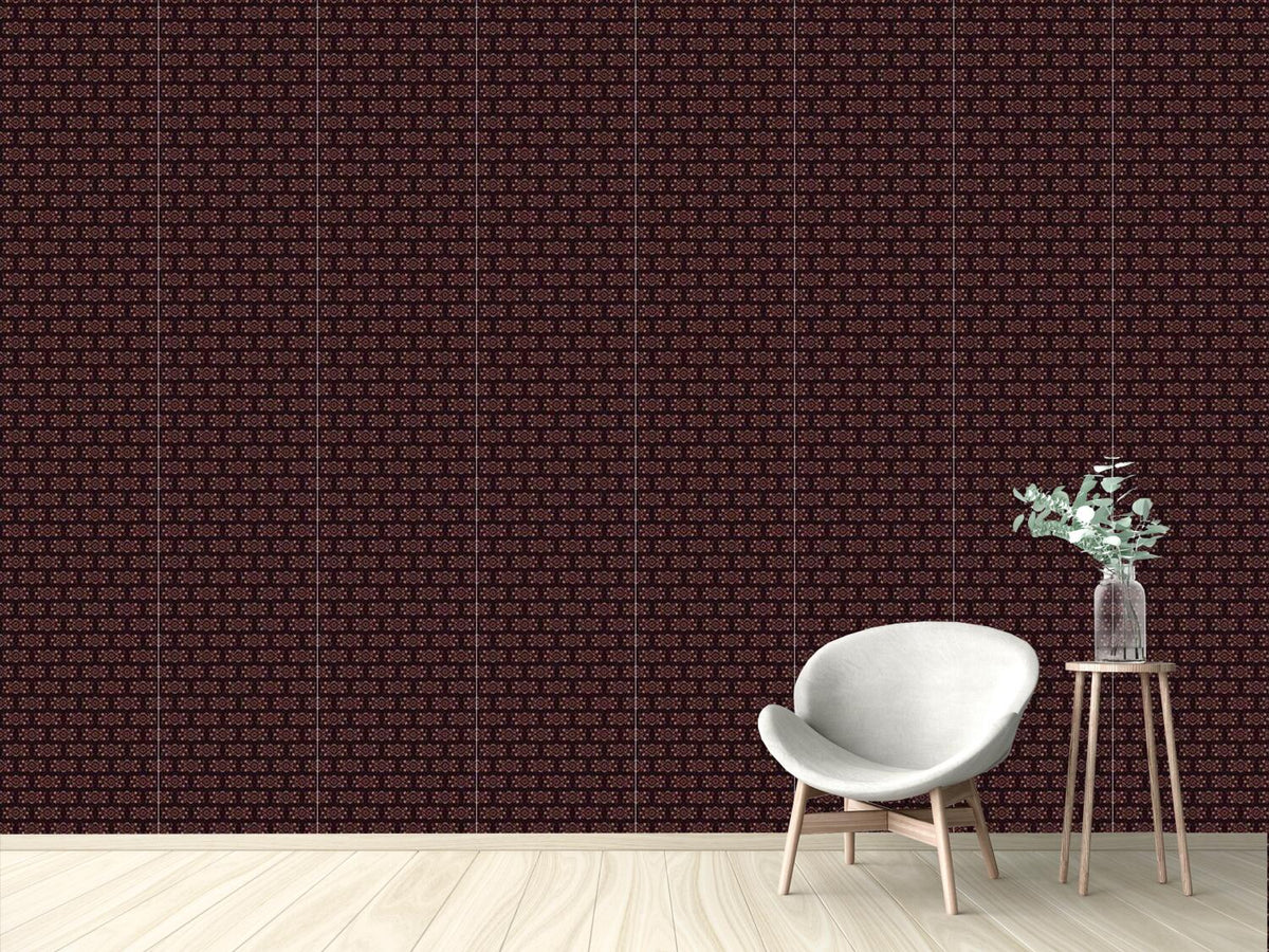 patterned-wallpaper-chocolate-royal