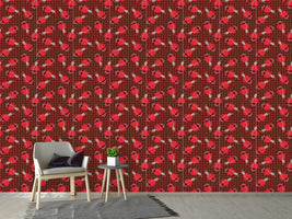 patterned-wallpaper-dotty-santa-brown