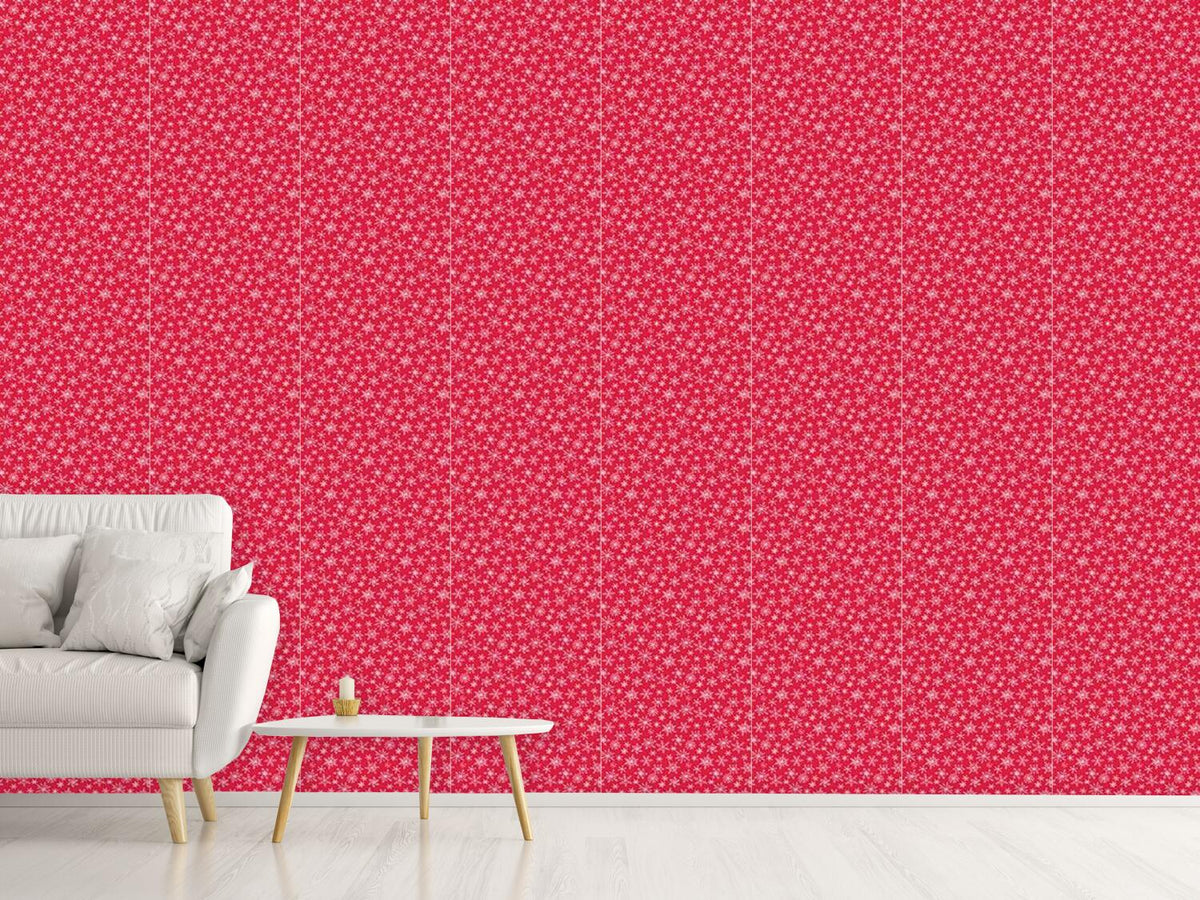 patterned-wallpaper-snowflakes-all-around