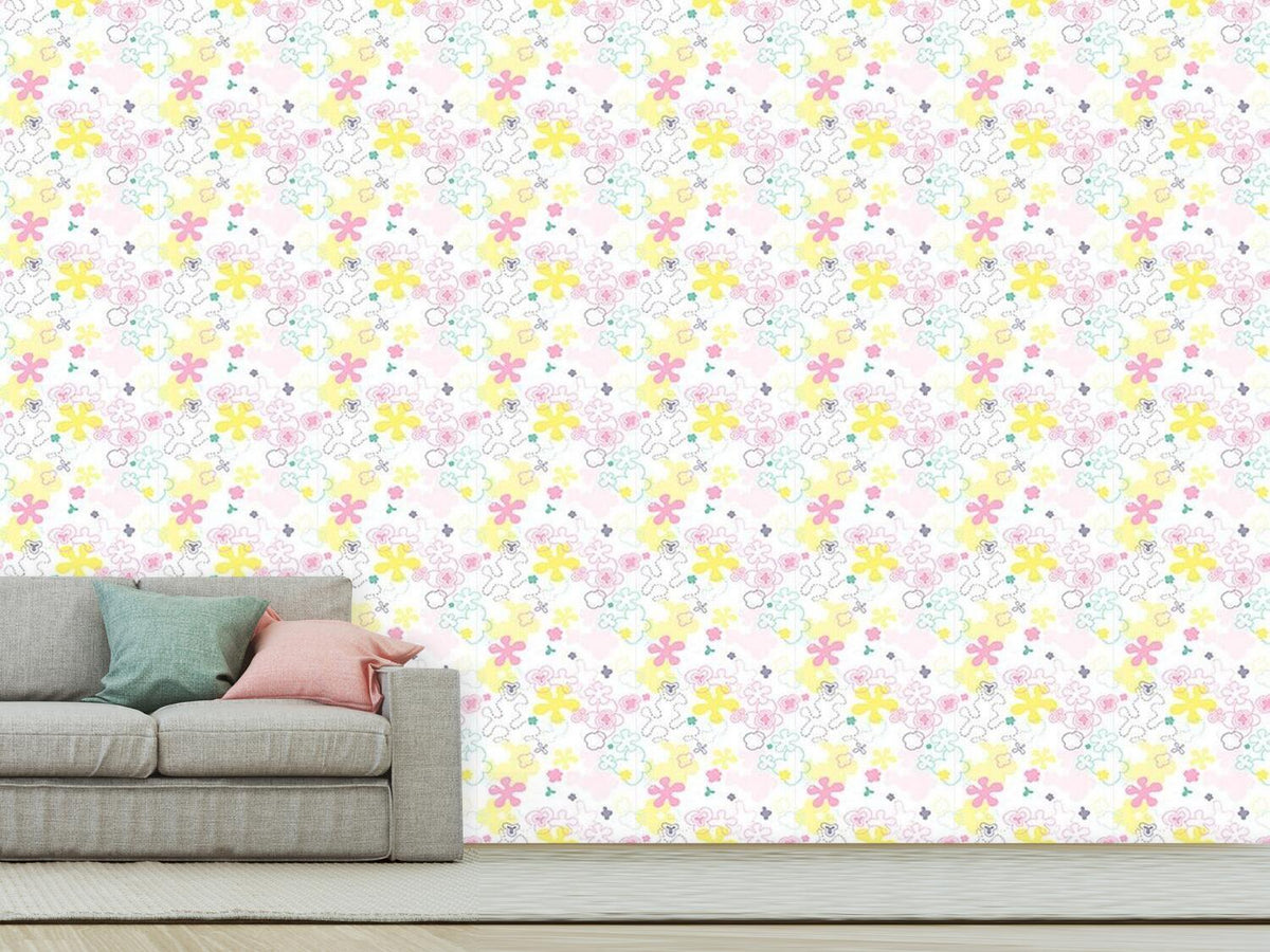 patterned-wallpaper-dream-flower-garden