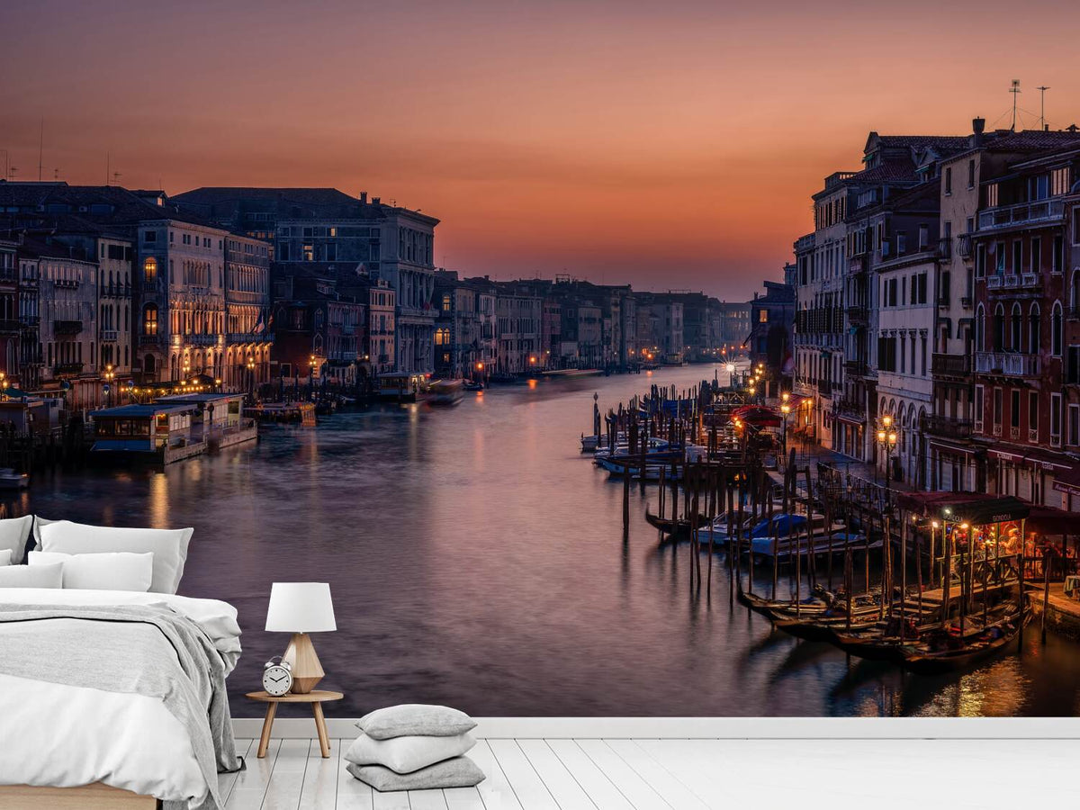 photo-wallpaper-venice-grand-canal-at-sunset