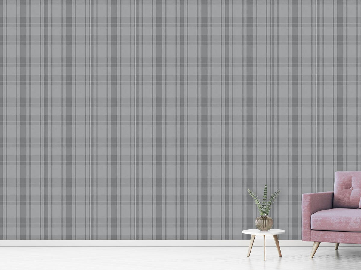 patterned-wallpaper-tartan-grey